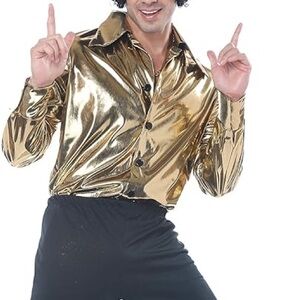 Gold Metallic Shirt